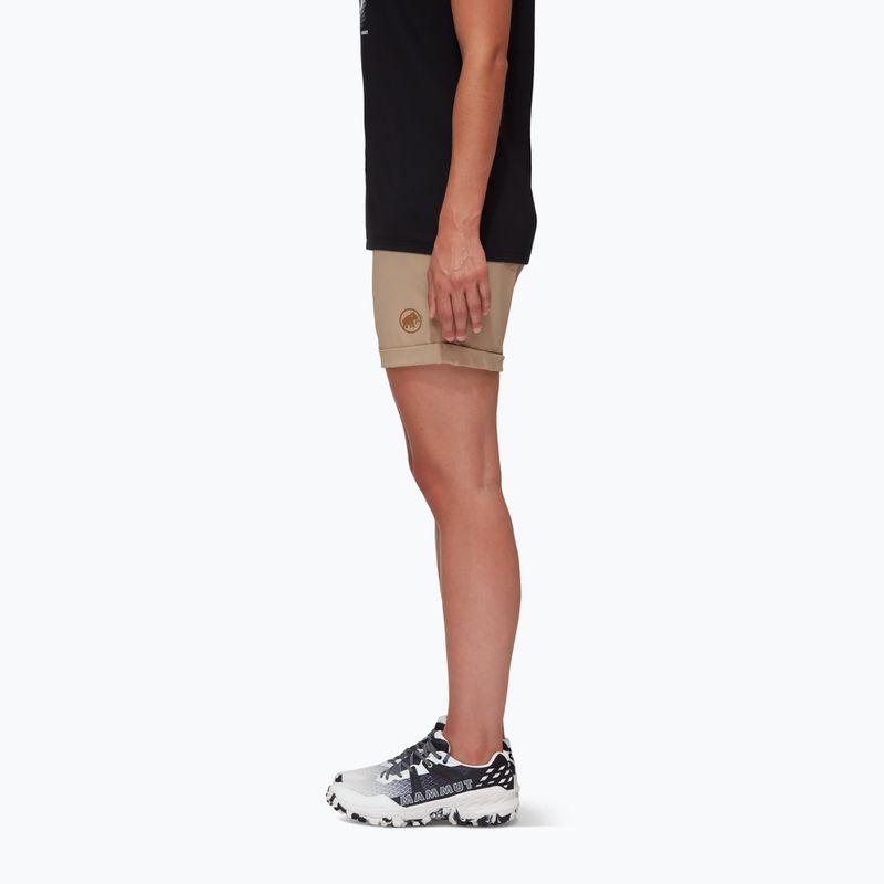 MAMMUT dámske trekingové šortky Runbold Roll Cuff beige 2
