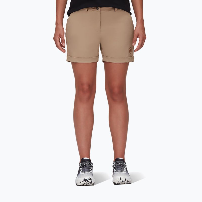 MAMMUT dámske trekingové šortky Runbold Roll Cuff beige