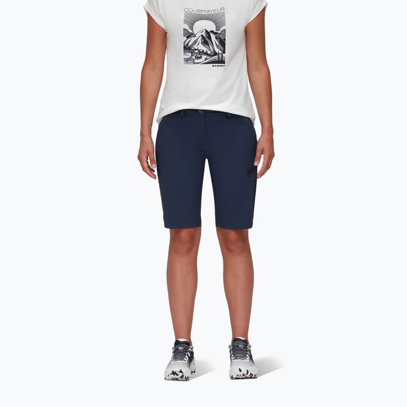 Dámske trekingové šortky MAMMUT Runbold navy blue 2