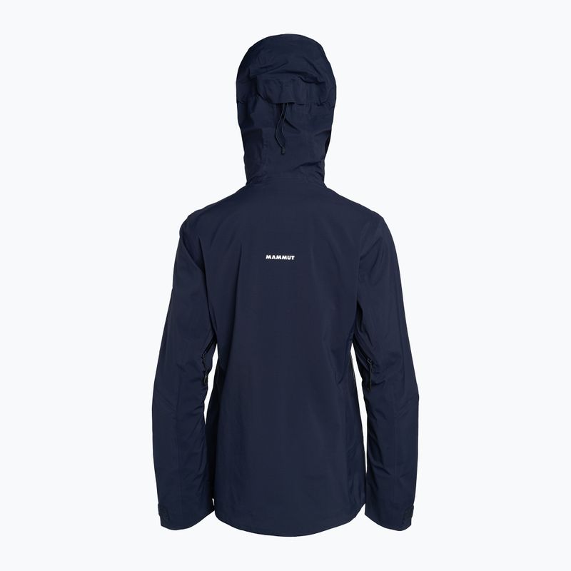 Mammut Alto Guide HS Dámska bunda do dažďa s kapucňou navy blue 1010-29570-5118-113 5