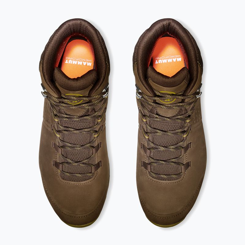Pánske trekové topánky Mammut Mercury IV Mid GTX moor/amber green 10