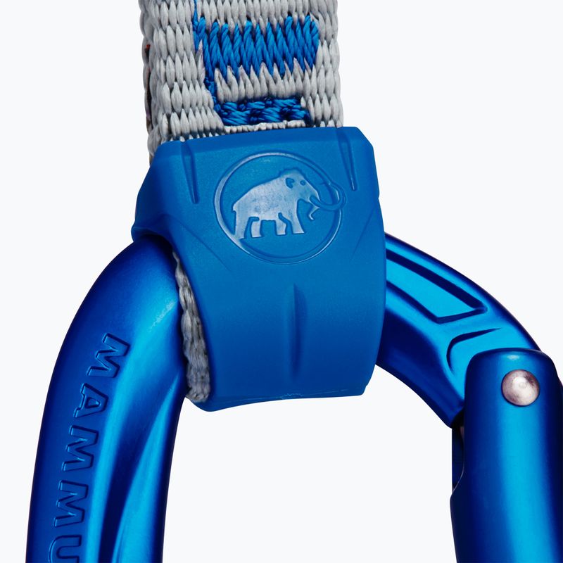 Mammut Crag Keylock Indicator lezecká expresná sada 6 ks strieborná ultramarínová 2