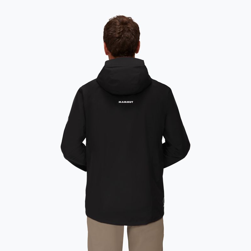 Pánska bunda do dažďa Mammut Convey Tour HS Hooded čierna 11-27841 2