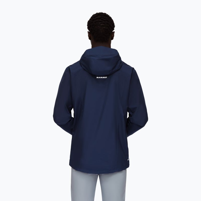 Mammut Convey Tour HS Pánska bunda do dažďa s kapucňou navy blue 2