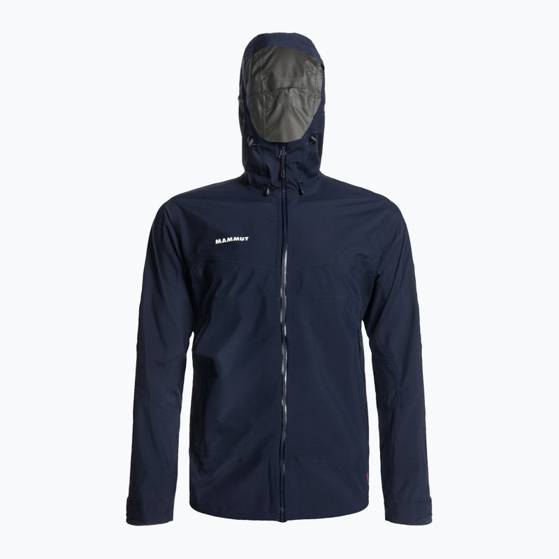 Mammut Convey Tour HS Pánska bunda do dažďa s kapucňou navy blue 4