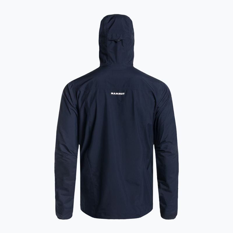 Mammut Convey Tour HS Pánska bunda do dažďa s kapucňou navy blue 5
