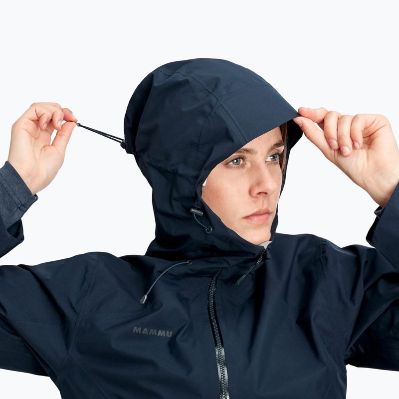 MAMMUT Convey Tour HS dámska hardshellová bunda námornícka modrá 9