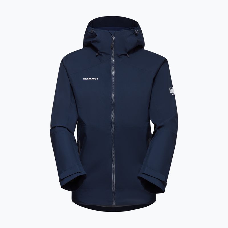 MAMMUT Convey Tour HS Dámska bunda do dažďa s kapucňou námornícka modrá