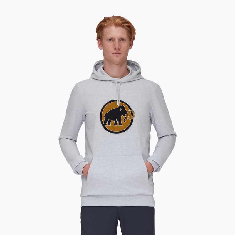 Pánska trekingová mikina Mammut ML Hoody Circle šedá