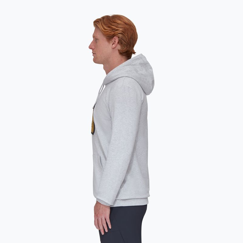 Pánska trekingová mikina Mammut ML Hoody Circle šedá 3