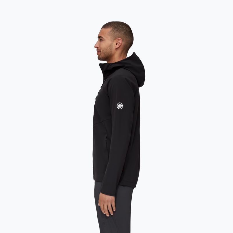 MAMMUT Ultimate Comfort SO pánska softshellová bunda čierna 3