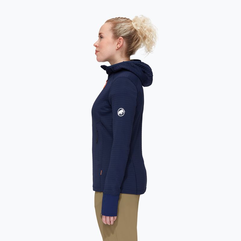 Mammut dámska fleecová mikina Taiss Light ML s kapucňou navy blue 1014-04540-5118-114 3
