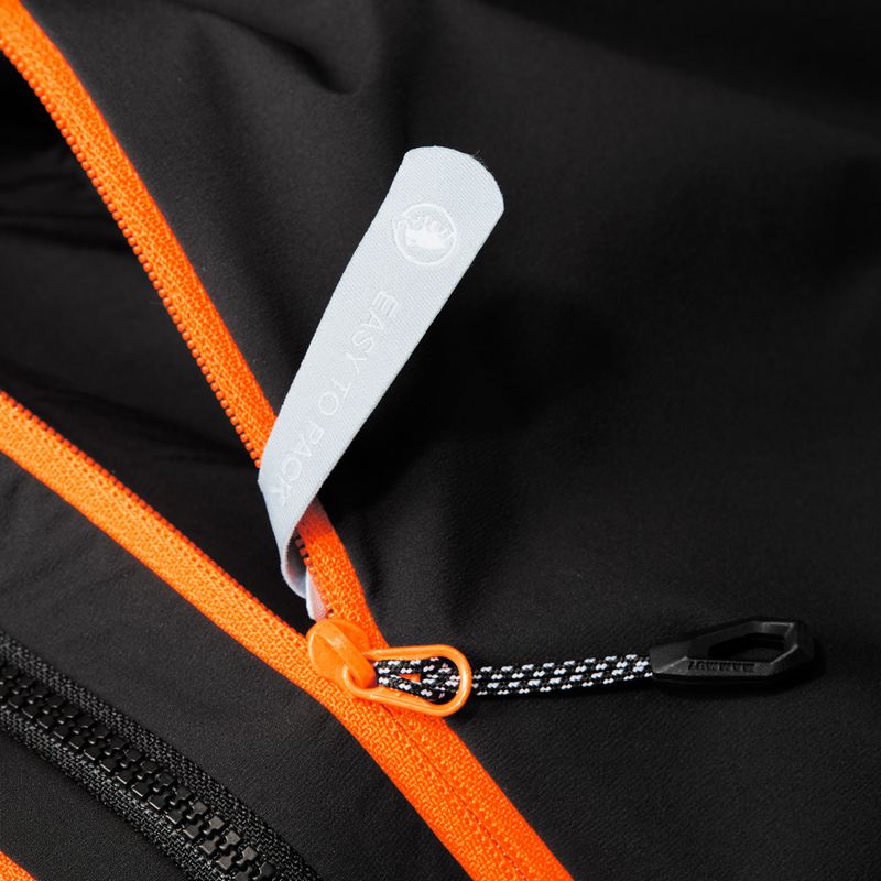 Pánska bunda MAMMUT Aenergy IN Hybrid black and orange 6