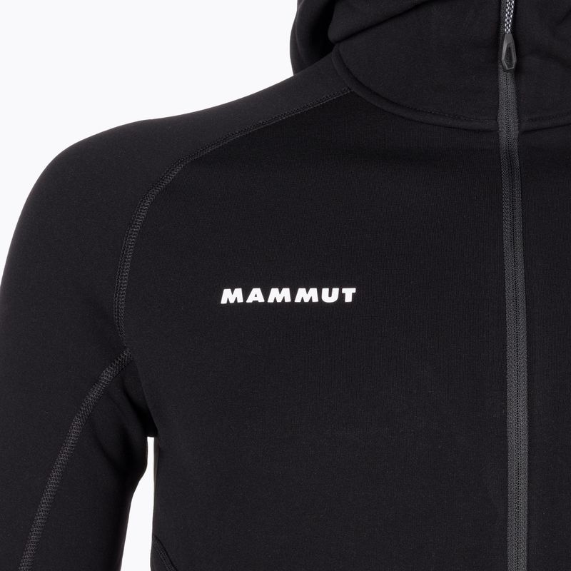 Pánska trekingová mikina MAMMUT Aconcagua ML s kapucňou čierna 6