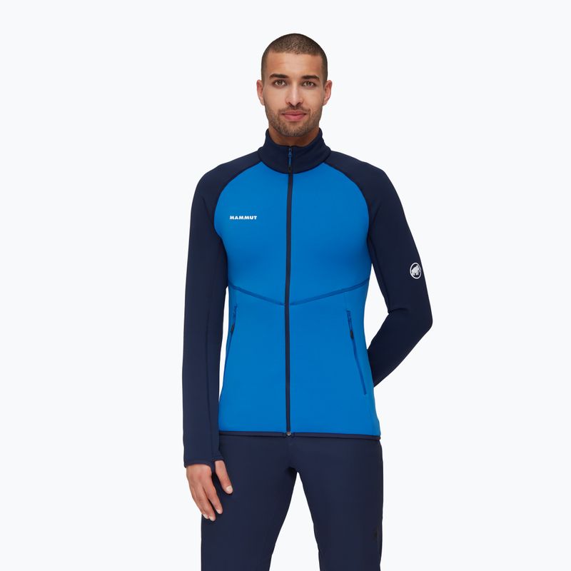 MAMMUT pánska trekingová mikina Aconcagua ML modro-zelená