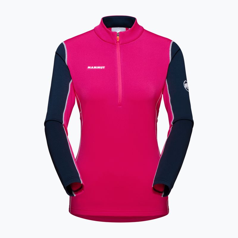 Dámska trekingová mikina MMMUT Aenergy ML Half Zip Pull pink and navy blue 4