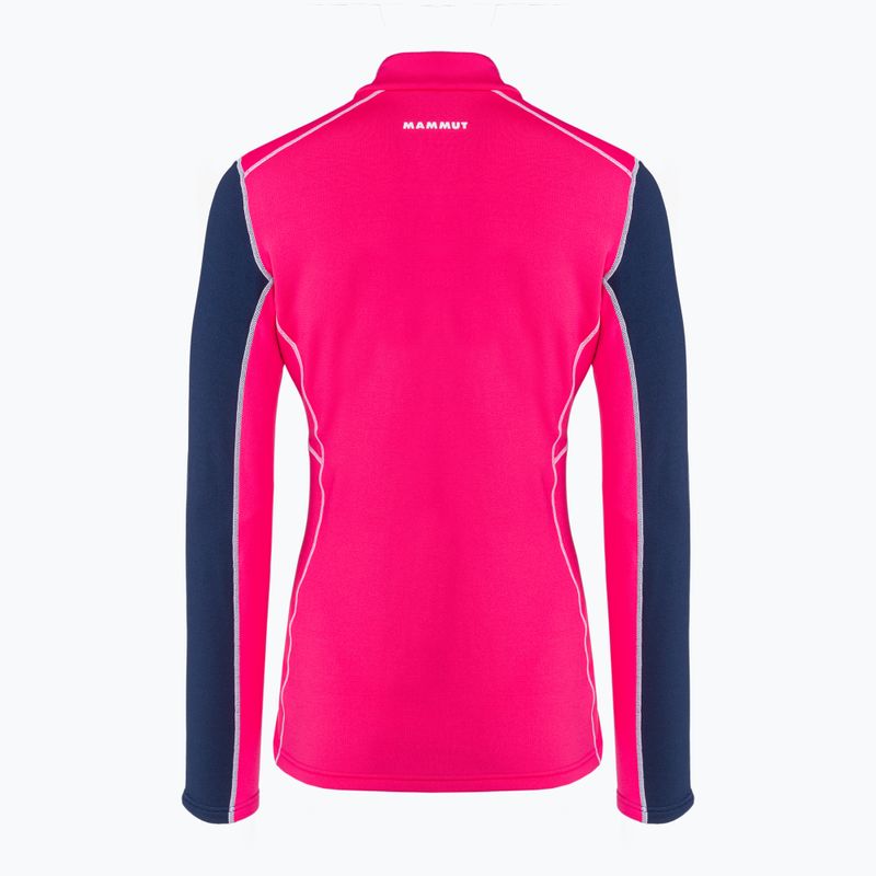 Dámska trekingová mikina MMMUT Aenergy ML Half Zip Pull pink and navy blue 2