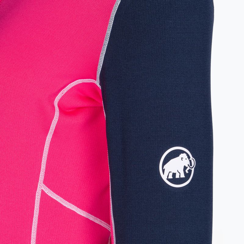 Dámska trekingová mikina MMMUT Aenergy ML Half Zip Pull pink and navy blue 3