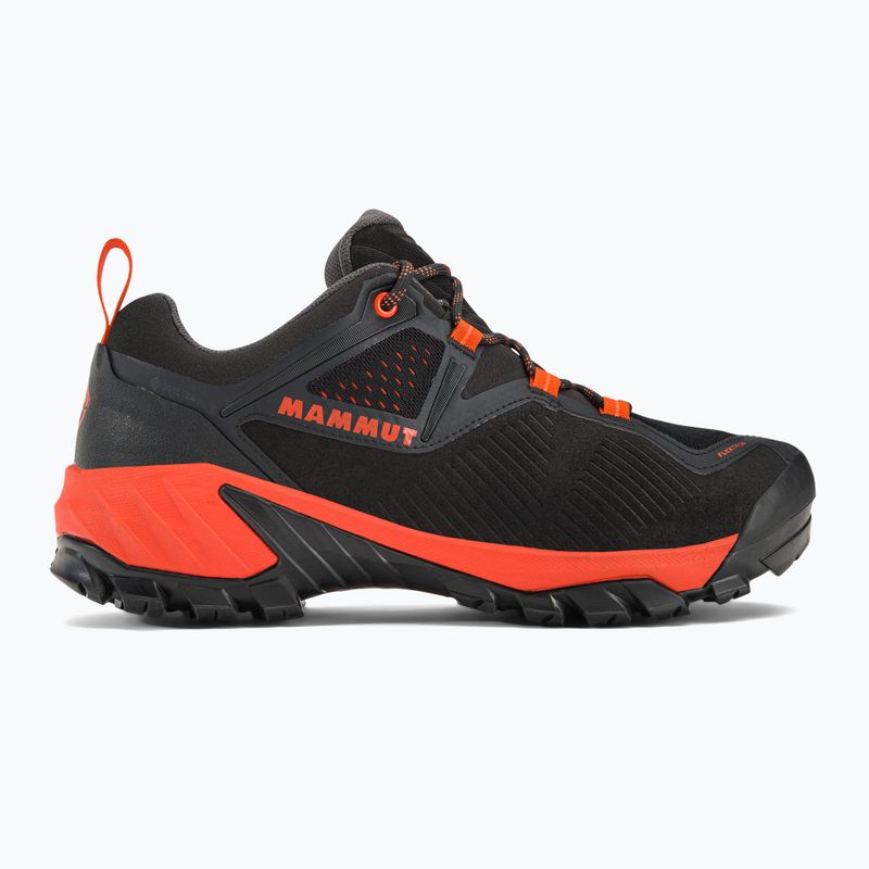 Pánske trekové topánky Mammut Sapuen Low GTX black and red 2