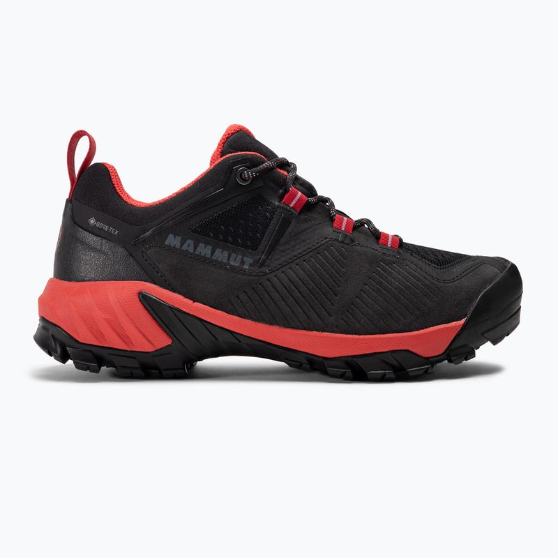 Dámske trekové topánky Mammut Sapuen Low GTX black/sunset 2