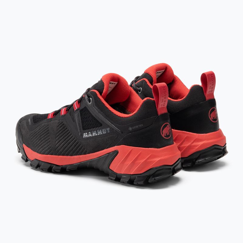 Dámske trekové topánky Mammut Sapuen Low GTX black/sunset 3