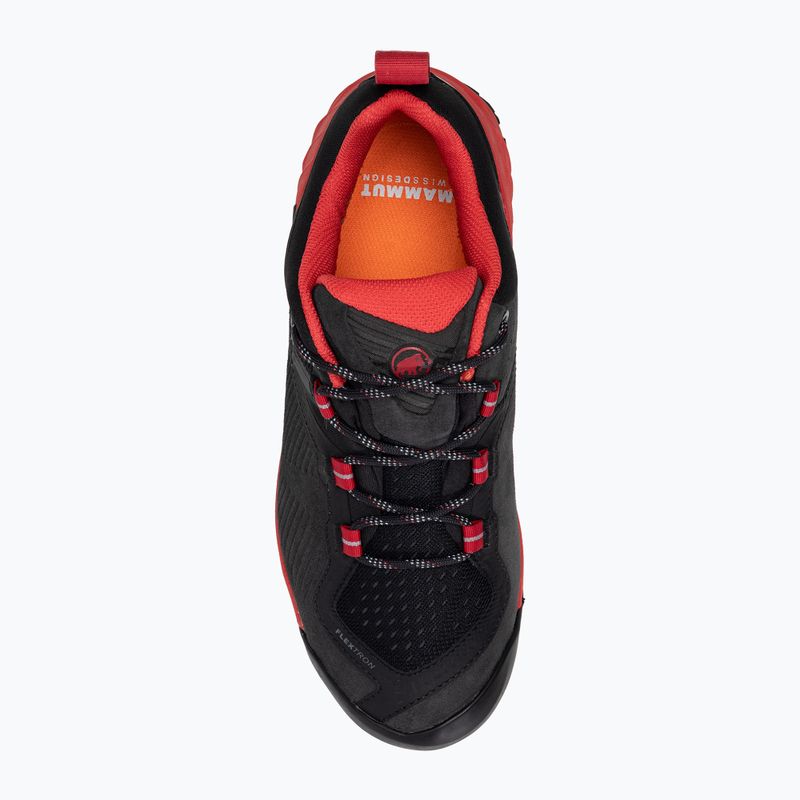 Dámske trekové topánky Mammut Sapuen Low GTX black/sunset 6