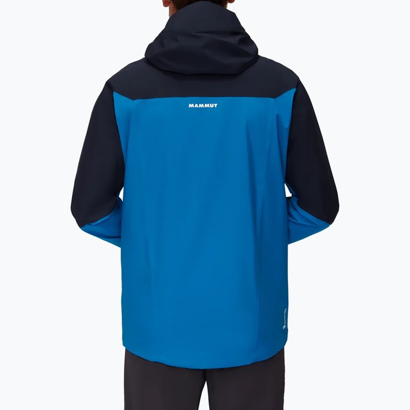MAMMUT Convey Tour HS pánska hardshellová bunda modrá a námornícka 2