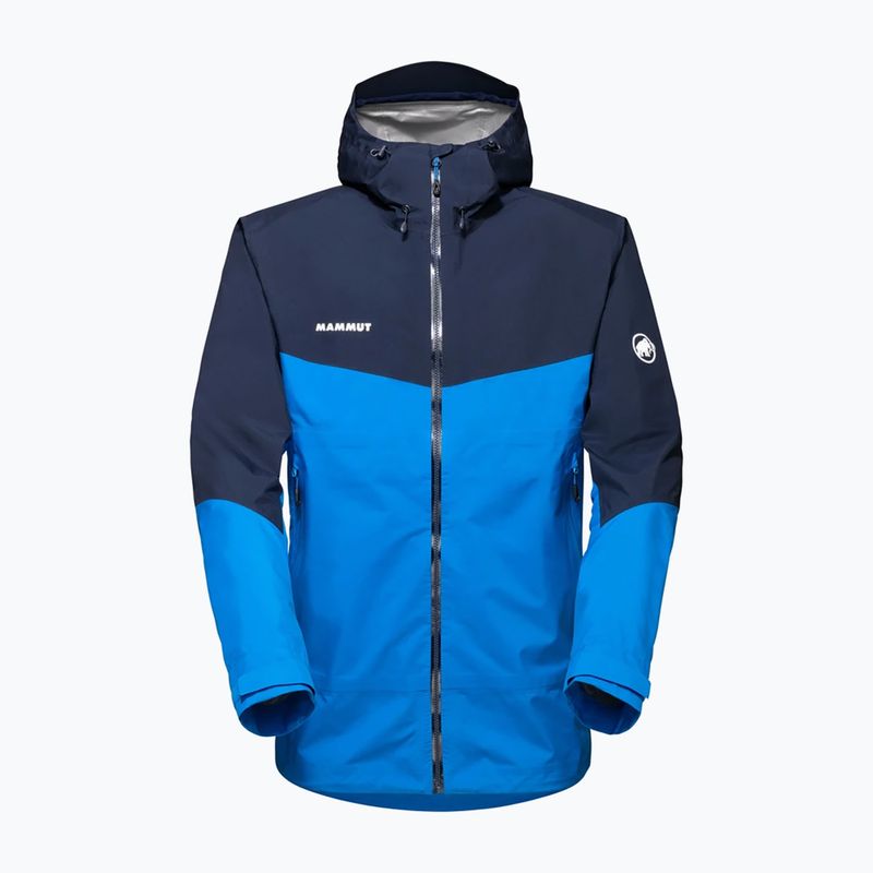 MAMMUT Convey Tour HS pánska hardshellová bunda modrá a námornícka 4