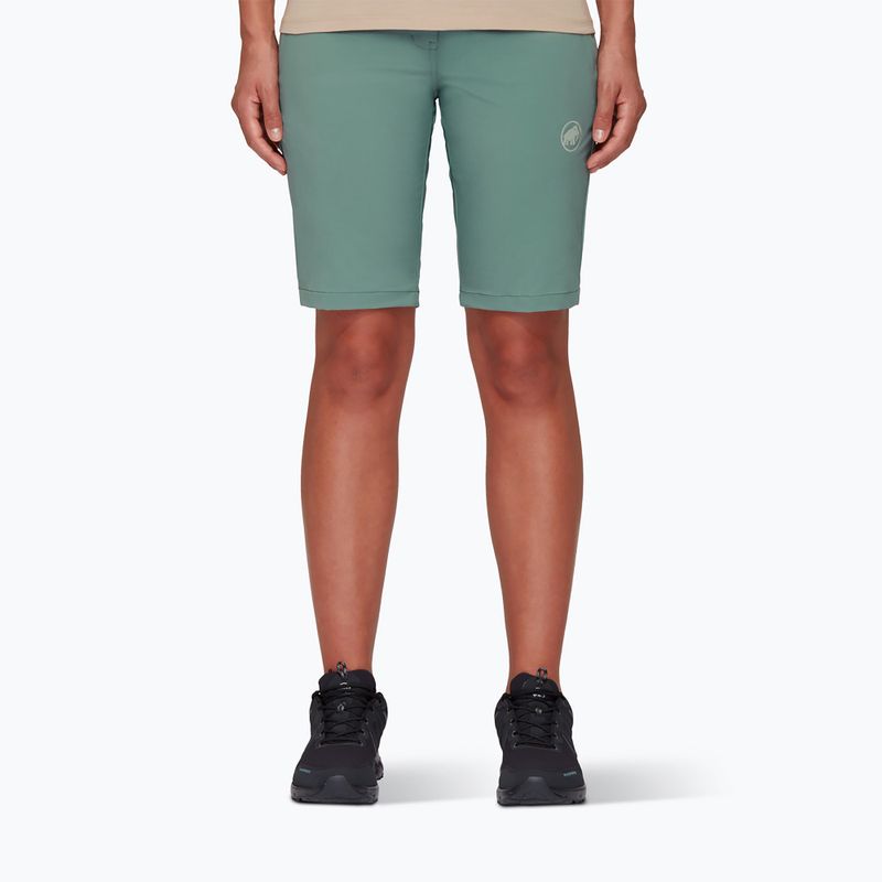 Mammut dámske trekingové šortky Runbold Roll Cuff green 1023-00720-40236-36-10