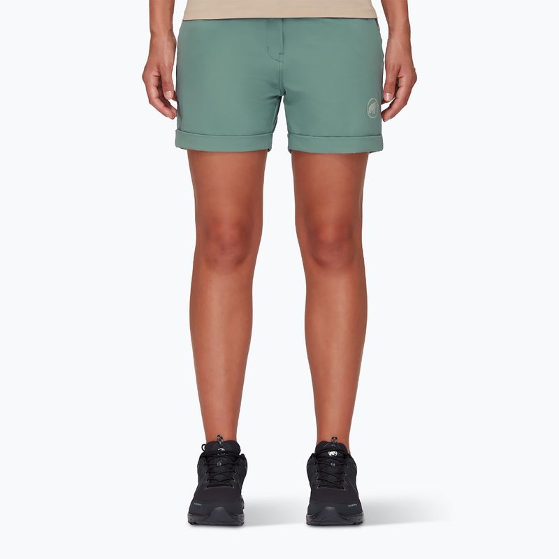 Mammut dámske trekingové šortky Runbold Roll Cuff green 1023-00700-40236-36-10