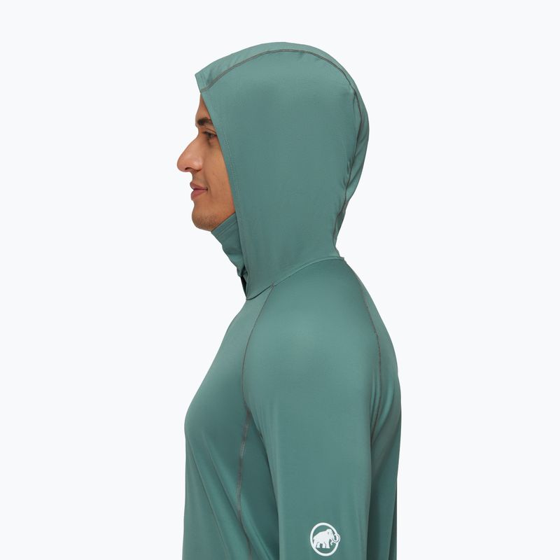 Pánske trekingové tričko Mammut Selun FL Sun Hoody green 1016-01420-40236-114 4