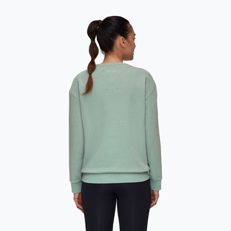 Mammut dámska trekingová mikina Core ML Crew Neck Logo green 1014-04070-4100-114 3