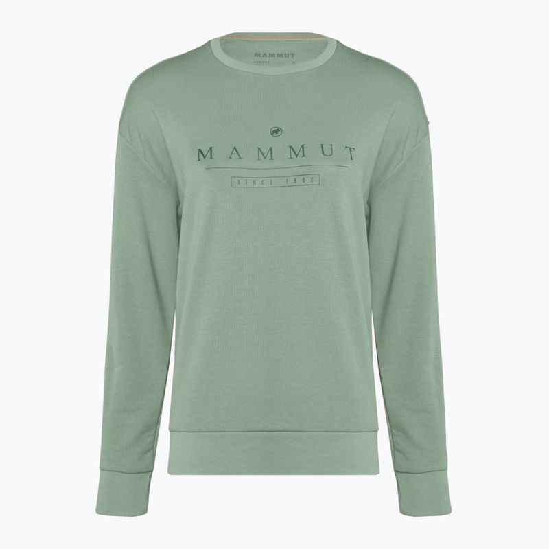Mammut dámska trekingová mikina Core ML Crew Neck Logo green 1014-04070-4100-114 4