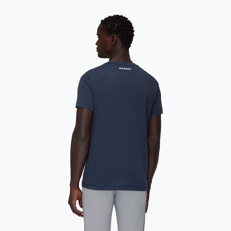 Pánske trekingové tričko Mammut Core Reflective tmavomodré 117-451 2