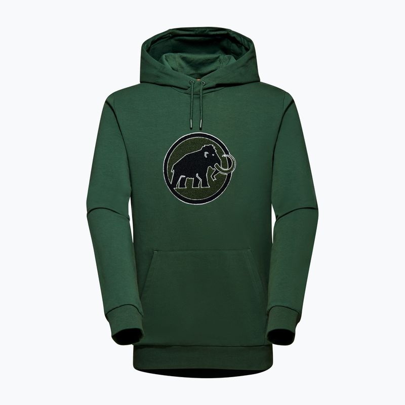 Pánska trekingová mikina Mammut ML Hoody Circle zelená 7