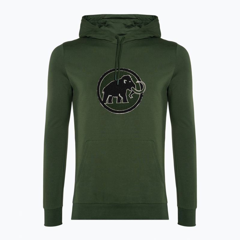 Pánska trekingová mikina Mammut ML Hoody Circle zelená 4