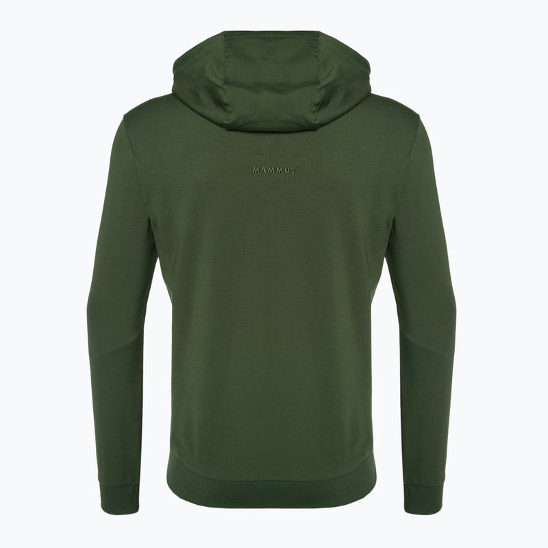 Pánska trekingová mikina Mammut ML Hoody Circle zelená 5