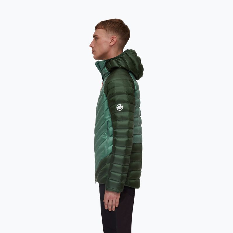 Pánska páperová bunda Mammut Broad Peak IN dark jade/woods 3
