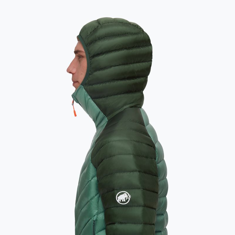 Pánska páperová bunda Mammut Broad Peak IN dark jade/woods 4