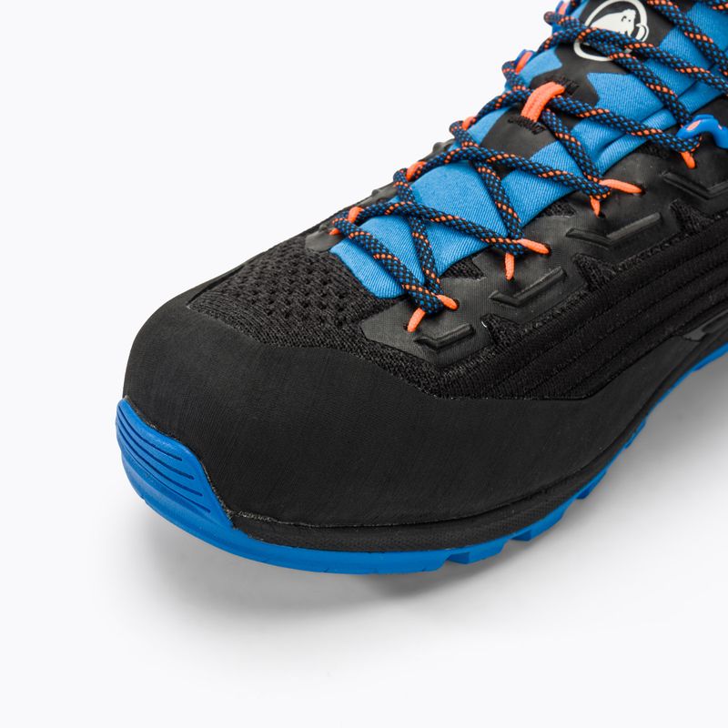 Pánska prístupová obuv  Mammut Alnasca Knit III Low GTX black/glacier blue 7