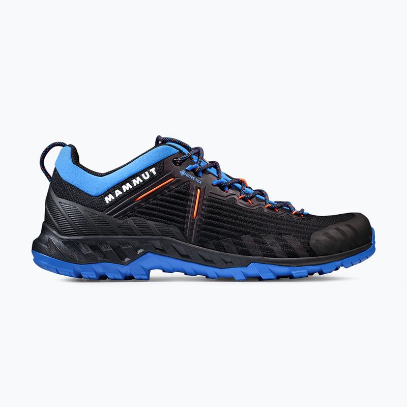 Pánska prístupová obuv  Mammut Alnasca Knit III Low GTX black/glacier blue 10