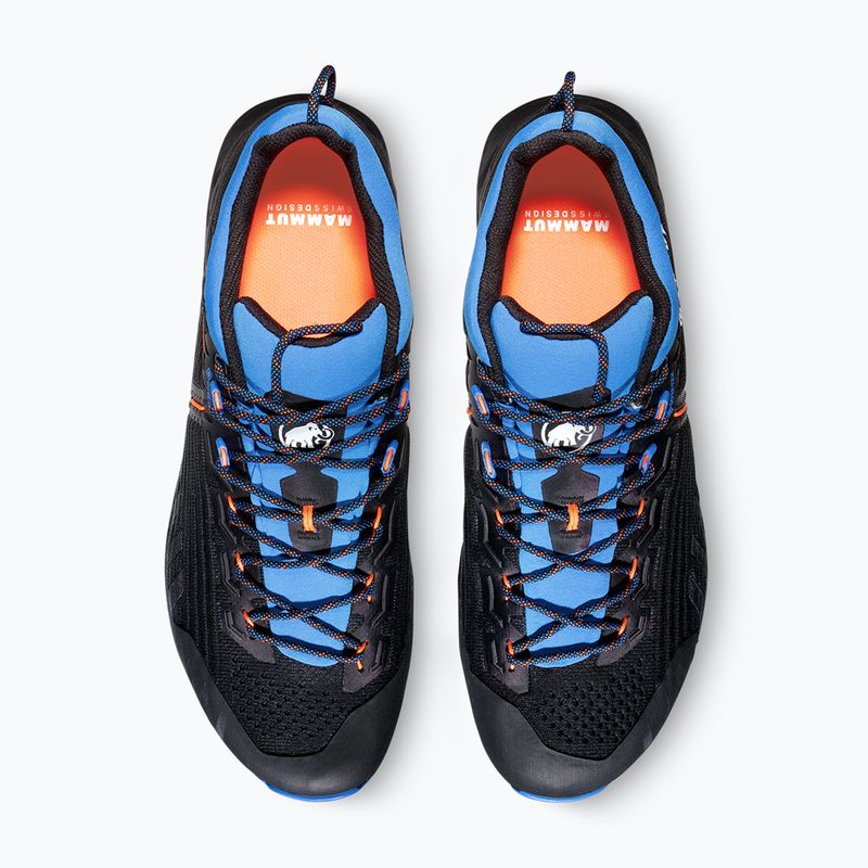 Pánska prístupová obuv  Mammut Alnasca Knit III Low GTX black/glacier blue 12