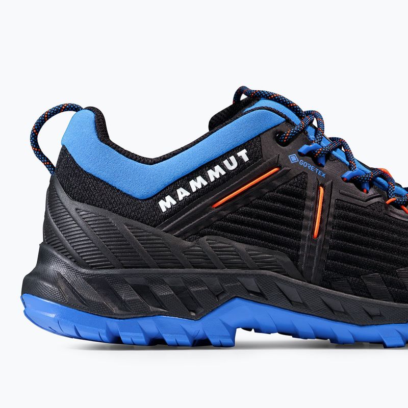 Pánska prístupová obuv  Mammut Alnasca Knit III Low GTX black/glacier blue 15