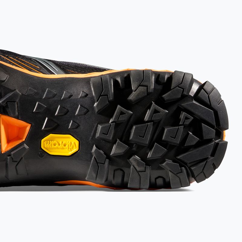 Pánske trekové topánky Mammut Ducan II Low GTX black/ dark tangerine 10