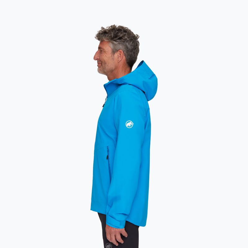 Pánska bunda do dažďa Mammut Alto Light HS glacier blue 3