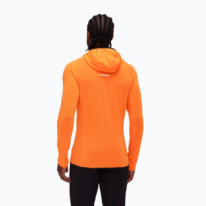 Pánska trekingová mikina Mammut Aenergy Light ML Hooded dark tangerine/black 2