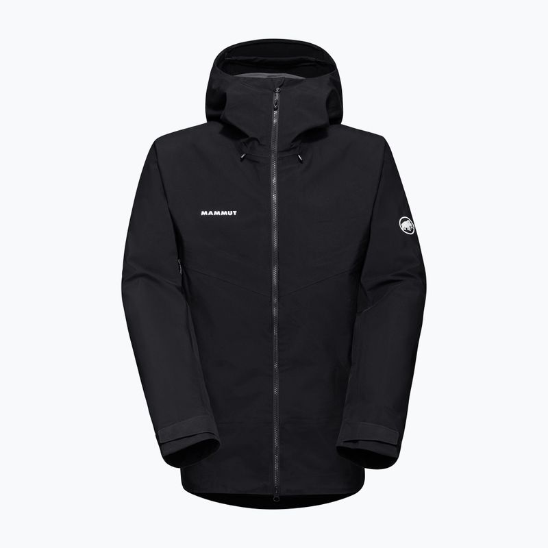 Pánska bunda do dažďa Mammut Crater IV HS Hooded black 9