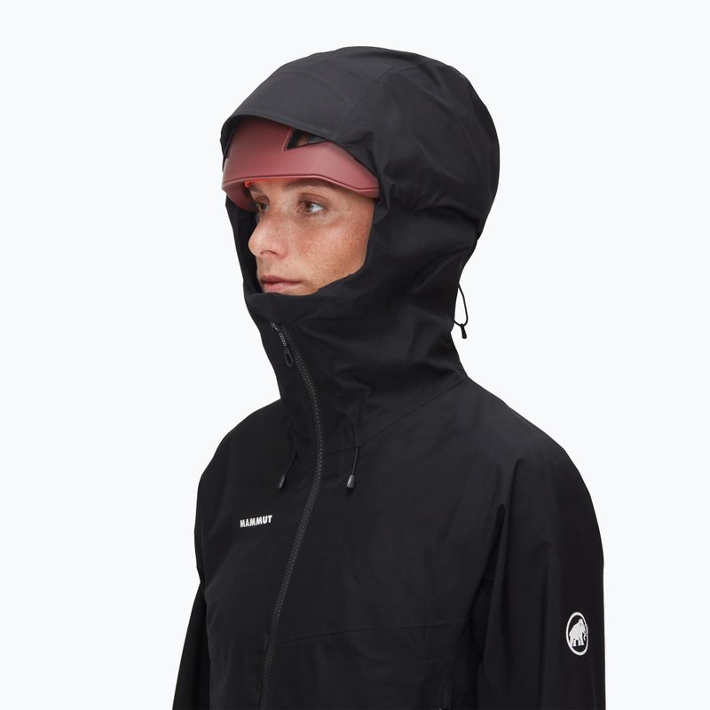 Dámska bunda do dažďa Mammut Crater IV HS Hooded black 4