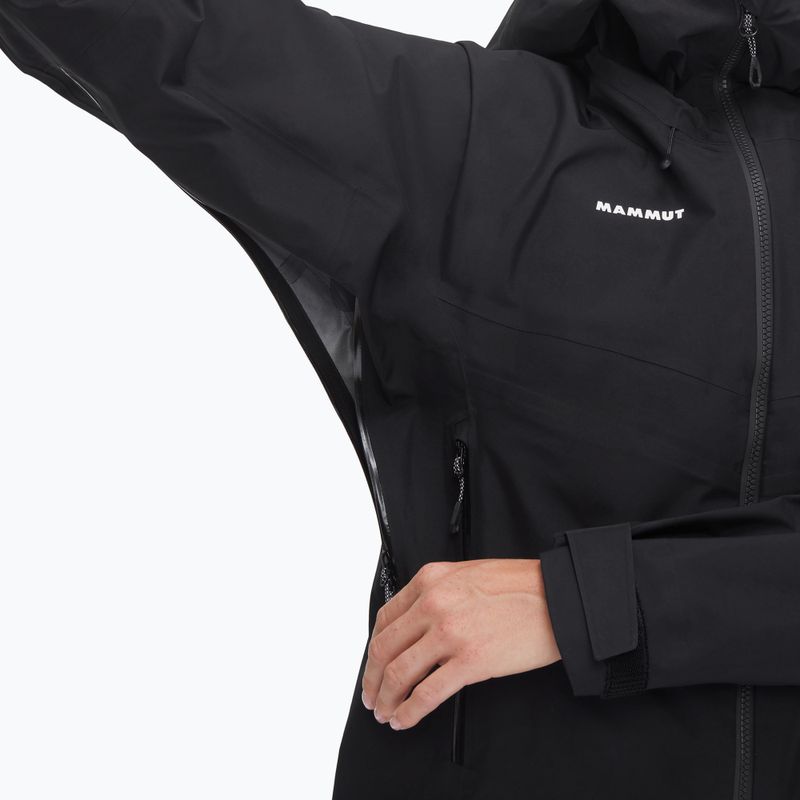 Dámska bunda do dažďa Mammut Crater IV HS Hooded black 5