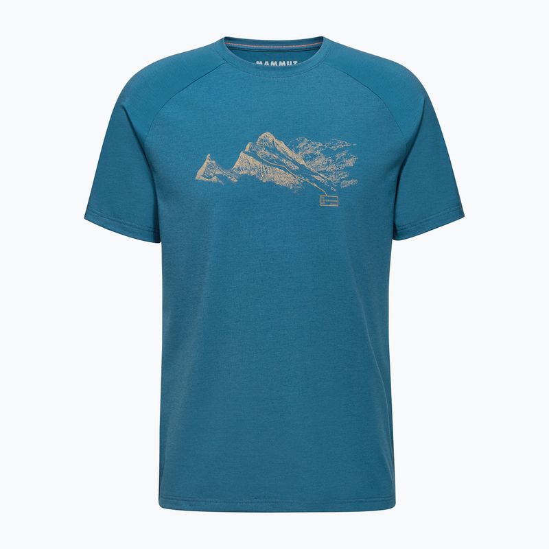 Pánske trekingové tričko Mammut Mountain Finsteraarhorn deep ice 4